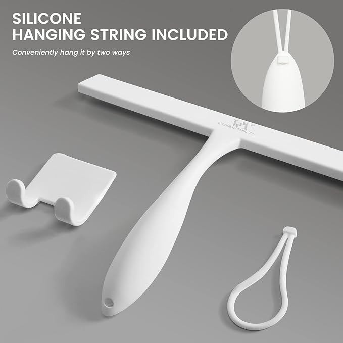 GÜTEWERK 11" Shower Squeegee (White)